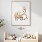 Preview: Buegelbild Osterhase mit Wagen Preview: Buegelbild Osterhase mit Wagen